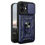 Apple İphone 17 Pars Lens Yüzüklü Silikon - Lacivert-2