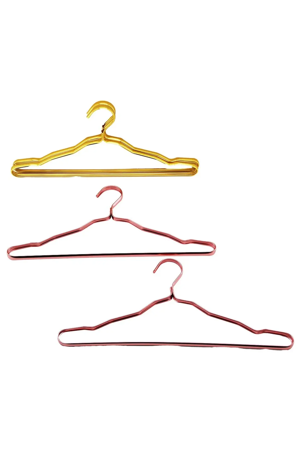 2PCS Gold - Bronz Komple Metal Askı