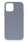 Apple iPhone 12 Pro Max Kılıf Nano içi Kadife Silikon - Gri-1