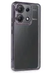 Xiao Poco X6 Kılıf Razer Lensli Silikon - Mor-1