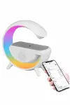 Bluetooth Hoparlör G Şekli Atmosfer Akıllı Rgb Lamba Wireless Kablosuz Şarj-3