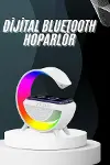 Bluetooth Hoparlör G Şekli Atmosfer Akıllı Rgb Lamba Wireless Kablosuz Şarj-1