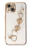 Apple iPhone 14 Plus Kılıf Esila Silikon - Beyaz-2