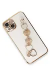 Apple iPhone 14 Plus Kılıf Esila Silikon - Beyaz-3