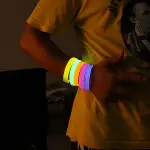 Glow Partisi Fosforlu Ekstra Kalın Bileklik 6 Renk 6’lı Set – Baskı Yapılabilir-2
