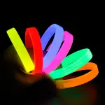 Glow Partisi Fosforlu Ekstra Kalın Bileklik 6 Renk 6’lı Set – Baskı Yapılabilir-1