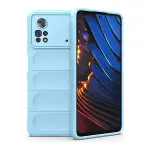 Xiao Poco X4 Pro 5g Kılıf Optimum Silikon - Sky Blue-1