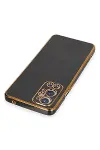 One Plus 9 Pro Kılıf Volet Silikon - Siyah-3