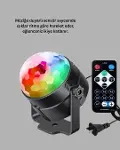 Ses Duyarlı Mini Disko Küre Lamba-4