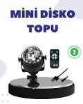 Ses Duyarlı Mini Disko Küre Lamba-1