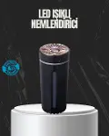 USB Aromaterapi Difüzör Ultrasonik Hava Nemlendirici LED Gece Lambalı-1