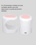 Taşınabilir Mini Oje Kurutma Makinesi 16W UV LED Hızlı Etkili Kurutucu-2