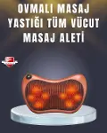 Çok Fonksiyonlu Boyun Bel Sırt Masaj Yastığı Araç İçi Uyumlu-1