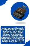 Gang Bluetooth Kulaklık Dahili Powerbank Kablolu Düşük Gecikmeli Bluetooth 5.2-2