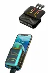 Gang Bluetooth Kulaklık Dahili Powerbank Kablolu Düşük Gecikmeli Bluetooth 5.2-4