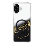 Onegif Samsung Galaxy A07 4g Lotus Simli Magsafe Kapak - Siyah-3