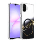 Onegif Samsung Galaxy A07 4g Lotus Simli Magsafe Kapak - Siyah-1