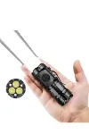 Mini El Feneri 3 LED Güçlü Aydınlatma ve Type-C Şarj Özellikli-2
