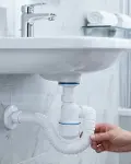 Lavabo Gider Borusu Esnek Hortumlu Sifon Seti Koku Önleyici Dayanıklı Tasarım-1