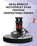 Basınç Saatli Ayak Pompası Bisiklet ve Araç Uyumlu-1