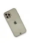 Apple iPhone 12 Pro Kılıf Liva Taşlı Silikon - Mor-3