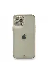 Apple iPhone 12 Pro Kılıf Liva Taşlı Silikon - Mor-1