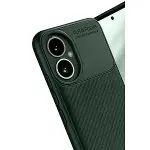 Honor 400 Kılıf Auto Focus Karbon Kapak - Koyu Yeşil-4