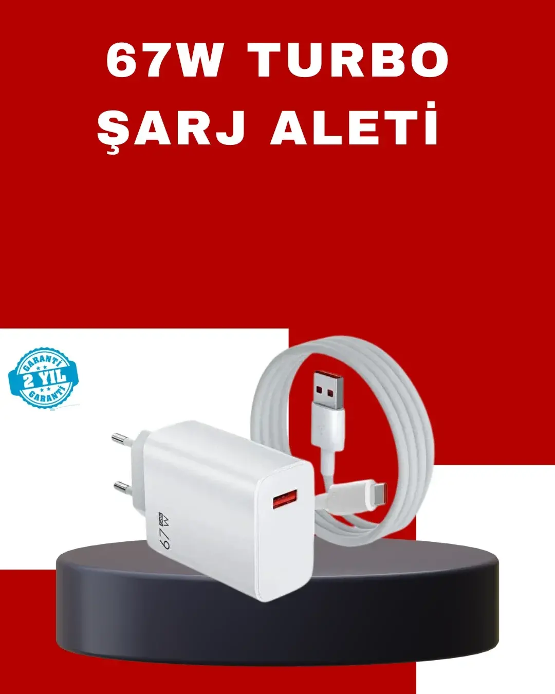 67 Watt Yüksek Güç Şarj Adaptörü 10 11 12 Uyumlu
