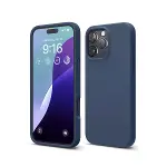 Apple iPhone 16 Pro Max Kılıf First Silikon - Lacivert-3