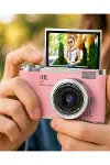 Profesyonel Çekim İçin 48 MP Kamera 18x Zoom Flip Ekran Dijital Kamera-1