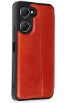 Vivo Y18 Kılıf Flip Cover - Kırmızı-2
