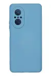 Huawei Nova 9 SE Kılıf Nano içi Kadife Silikon - Mavi-1