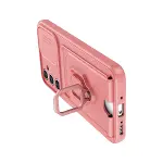 Samsung Galaxy A14 4g Kılıf Zuma Kartvizitli Yüzüklü Silikon - Pembe-3