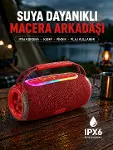 20W Kablosuz Bluetooth Hoparlör RGB Işık Efektli USB/SD/AUX Destekli-1