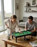 Mini Bilardo Masası Oyuncak Seti Çocuklar İçin Eğlenceli Masa Oyunu-1