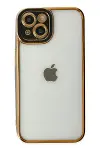 Apple iPhone 14 Plus Kılıf Liva Lens Silikon - Siyah-2