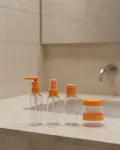 30 ml 5’li Seyahat Şişesi Seti Çantalı Kozmetik Organizer-1