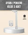 Kolay Montajlı Pencere Açılma Sınırlayıcı 2’li Set-1