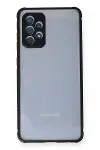 Samsung Galaxy A72 Kılıf a Şeffaf Silikon - Siyah-2
