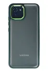 Samsung Galaxy A03 Kılıf Dora Kapak - Haki Yeşil-3