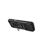 Apple İphone 17 Pro Pars Lens Yüzüklü Silikon - Siyah-2