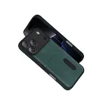 Apple İphone 17 Pro Max Sara Kartvizitli Deri Kılıf - Yeşil-2
