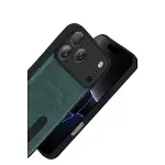Apple İphone 17 Pro Max Sara Kartvizitli Deri Kılıf - Yeşil-3