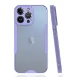 Apple iPhone 14 Pro Kılıf Platin Silikon - Lila-2