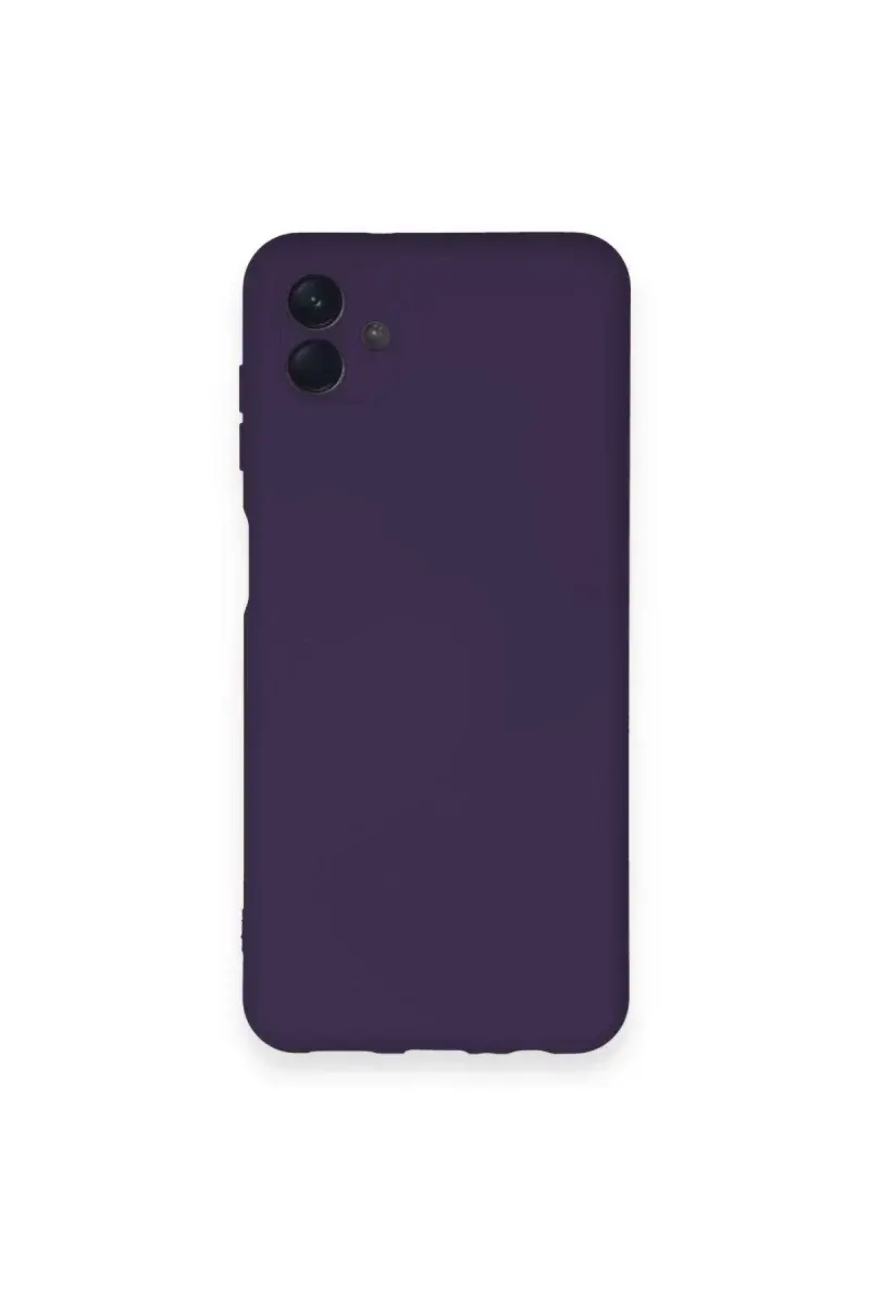 Samsung Galaxy A04 Kılıf Nano içi Kadife Silikon - Mor