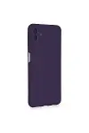 Samsung Galaxy A04 Kılıf Nano içi Kadife Silikon - Mor-2