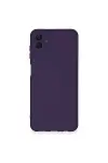 Samsung Galaxy A04 Kılıf Nano içi Kadife Silikon - Mor-1