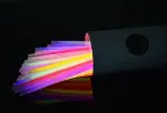 Karanlıkta Parlayan Fosforlu Glow Taç Fosforlu Renkli Taç 6 Adet-2