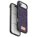 Onegif Apple İphone 17 Air Bright Simli Kapak - Derin Mor-1