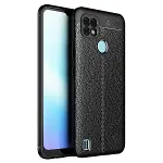 Realme C21 Kılıf Auto Focus Kapak - Siyah-3